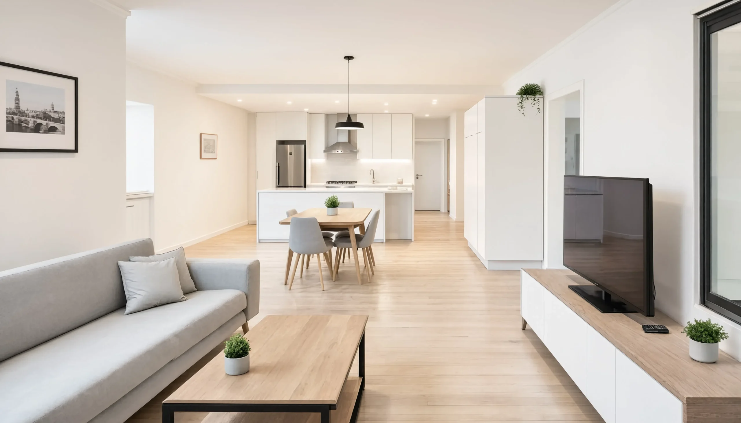 Salón de una vivienda analizada por Patrimonest en Valencia